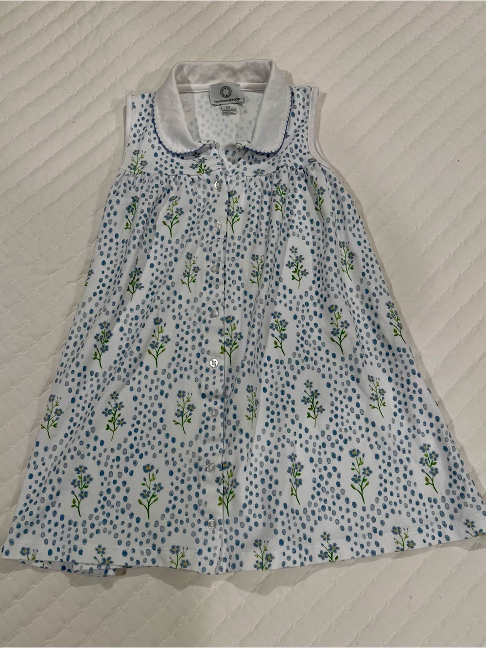 The Proper Peony Forget Me Not Dress Sz 5T